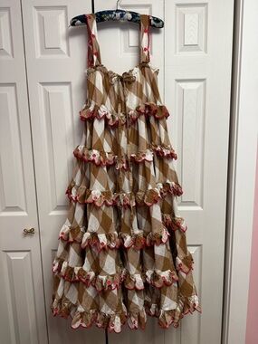 Innika Choo Frill Iva Biigdress Maxi - Ruffles Tier Dress size 2